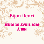 Load image into Gallery viewer, Vignette pour l'atelier floral du 30 avril bijou fleuri | Atelier Flauri