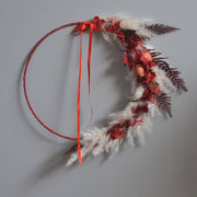 Couronne Rubis Fleurs séchées | Flauri