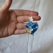 Boucles d'oreilles créoles AZUR