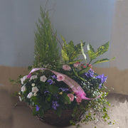 Panier de plantes deuil | Flauri