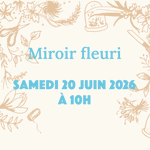 Load image into Gallery viewer, vignette pour l'atelier floral du 20 juin miroir fleuri fleurs séchées | Atelier flauri