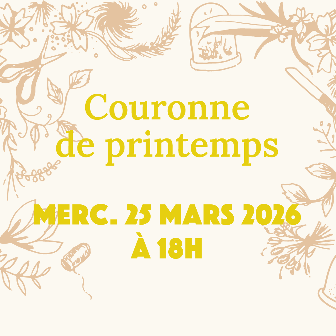 vignette pour l'atelier floral du 25 mars couronne de printemps | Atelier flauri