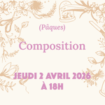 Load image into Gallery viewer, vignette pour l'atelier floral du 2 avril composition de fleurs pour Pâques | Atelier Flauri