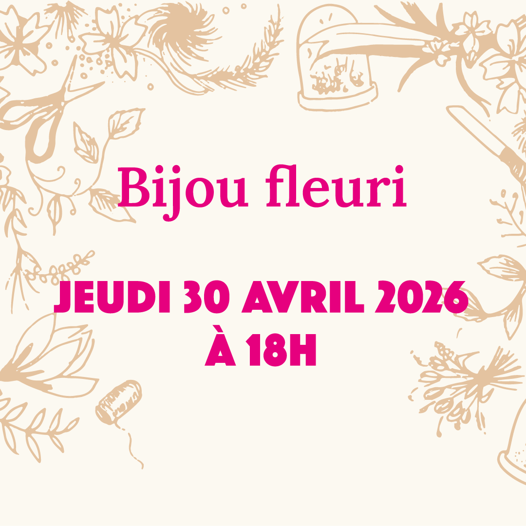 Vignette pour l'atelier floral du 30 avril bijou fleuri | Atelier Flauri